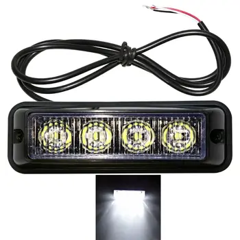 2020 New 12V 24V 4LED Car Emergency Light Flashing Led Strobe Light For Truck Amber White
2020 New 12V 24V 4LED Car Emergency Light Flashing Led Strobe Light For Truck Amber White