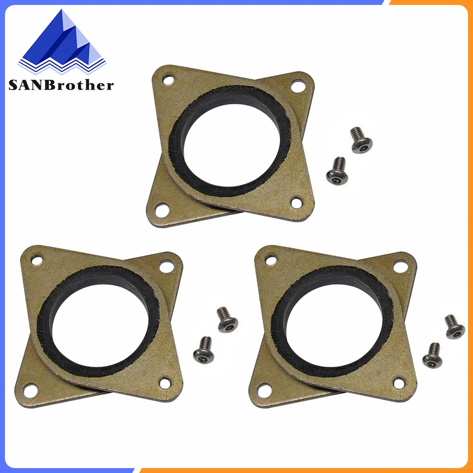 NEMA 17 Stepper Steel and Rubber Vibration Dampers with M3 Screw -CNC for 3D Printer Creality CR-10, CR-10S, Ender3 Upgraded
NEMA 17 Stepper Steel and Rubber Vibration Dampers with M3 Screw -CNC for 3D Printer Creality CR-10, CR-10S, Ender3 Upgraded