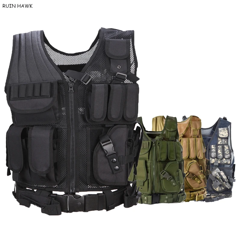 High-quality Tactical Vest Security Outdoor Training Combat CS Field Protective Vest Suitable for Shooting and Hunting
High-quality Tactical Vest Security Outdoor Training Combat CS Field Protective Vest Suitable for Shooting and Hunting