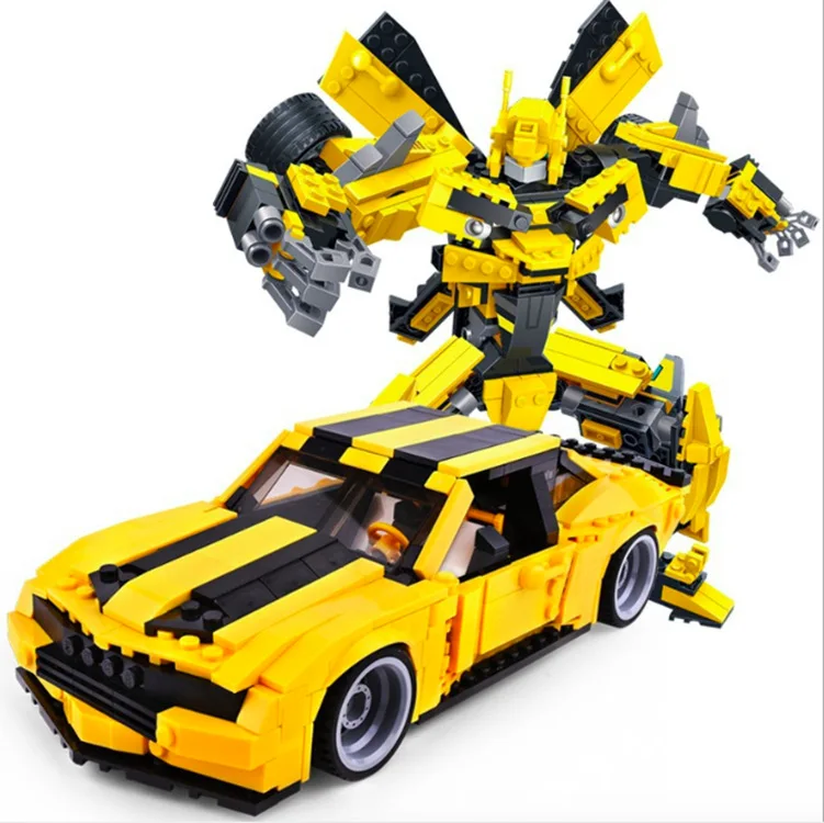 Goody 8715 upgraded version of Bumblebee Boys Transformation toys Robot put together the deformed Autobot building block toys
Goody 8715 upgraded version of Bumblebee Boys Transformation toys Robot put together the deformed Autobot building block toys