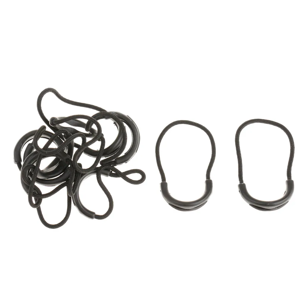 10x Zipper Pulls Cord Ends Lock Zip Puller Fastener Slider Replacement DIY 10x Zipper Pulls Cord Ends Lock Zip Puller Fastener Slider Replacement DIY
