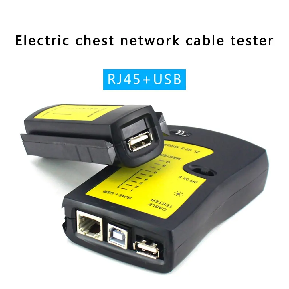 NST-YG468U Portable Handheld Telephone Ethernet LAN Network Cable Tester Testing Tool Line Finder Wire Tracker
NST-YG468U Portable Handheld Telephone Ethernet LAN Network Cable Tester Testing Tool Line Finder Wire Tracker