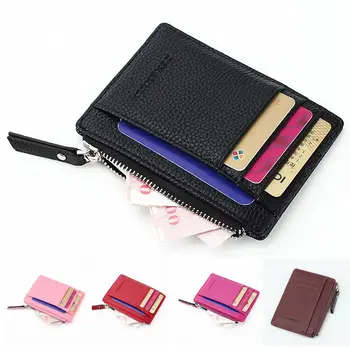 2019 New Women Credit Card Holder Fashion PU Leather Metal Card Holder Automatic Money Cash Clip Mini Wallet 
2019 New Women Credit Card Holder Fashion PU Leather Metal Card Holder Automatic Money Cash Clip Mini Wallet