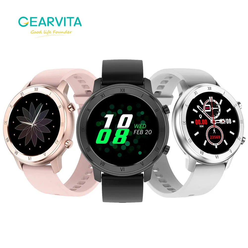 

New Gearvita DT89 Smart Watch Women Lovers ECG Heart Rate Monitoring blood pressure IP68 Waterproof Fitness Tracker smartwatch