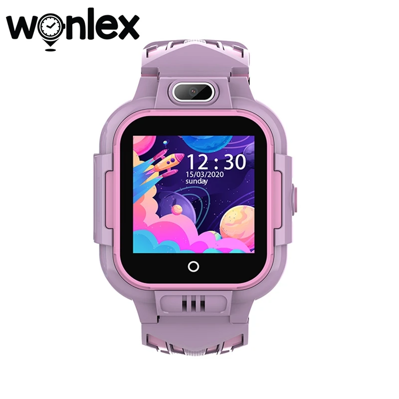Умные часы Wonlex для детей GPS-трекер SOS-монитор 4G водозащита IP67 KT16 телефон Детские с