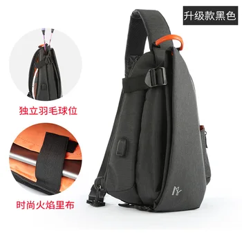 Korean version of shoulder bag chest bag men's messenger bag waterproof bag Oxford cloth men's casual small backpack 
Korean version of shoulder bag chest bag men's messenger bag waterproof bag Oxford cloth men's casual small backpack