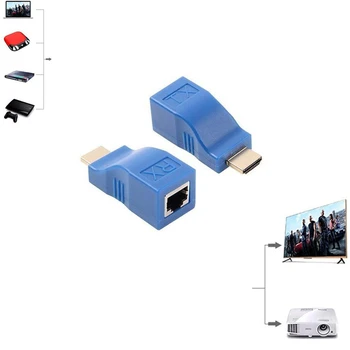 200 Pair 30M HDMI Network Extender Transmitter and Receiver Adapter RJ45 CAT5E CAT6 Ethernet LAN 1080P Converter Wholesale
200 Pair 30M HDMI Network Extender Transmitter and Receiver Adapter RJ45 CAT5E CAT6 Ethernet LAN 1080P Converter Wholesale
