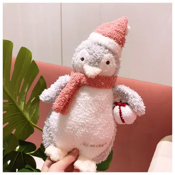 ins Cartoon Christmas penguin super soft cute gift penguin long plush toy stuffed doll Nordic home decotation Xmas gift for kids 
ins Cartoon Christmas penguin super soft cute gift penguin long plush toy stuffed doll Nordic home decotation Xmas gift for kids
