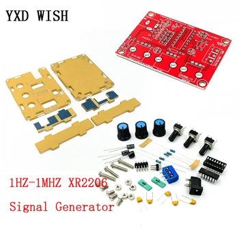 1HZ-1MHZ XR2206 Function Signal Generator With Case Sine/Triangle/Square Signal Generator Adjustable Frequency Amplitude Diy Kit
1HZ-1MHZ XR2206 Function Signal Generator With Case Sine/Triangle/Square Signal Generator Adjustable Frequency Amplitude Diy Kit