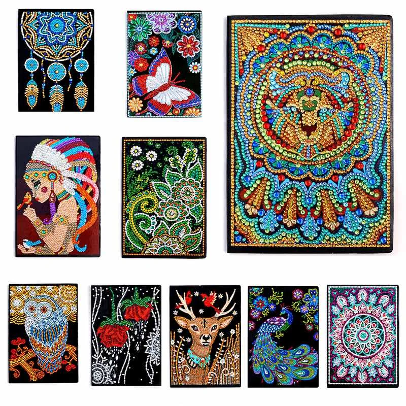 Manual DIY 5D Diamond Painting Kit Embroidery Full Rhinestone Diary Book 50 Pages A5 Notebook Office Supplies Christmas Gifts
Manual DIY 5D Diamond Painting Kit Embroidery Full Rhinestone Diary Book 50 Pages A5 Notebook Office Supplies Christmas Gifts