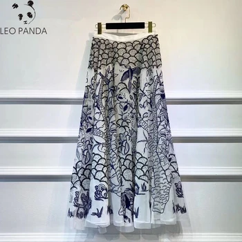 2020 High Quality Autumn Winter Mesh Embroidery A-Line Long Maxi Skirt Women's
2020 High Quality Autumn Winter Mesh Embroidery A-Line Long Maxi Skirt Women's