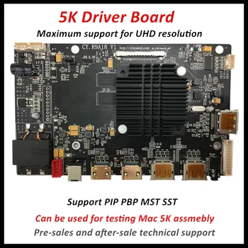 Quality 5K universal HD driver board HDR Freesync edp VBO 60hz LCD driver board for LM270QQ1 LM270QQ2 A1419 5K screen Test kit
Quality 5K universal HD driver board HDR Freesync edp VBO 60hz LCD driver board for LM270QQ1 LM270QQ2 A1419 5K screen Test kit