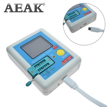 AEAK LCR-T7 Transistor Tester TFT Diode Triode Capacitance Meter LCR ESR meter NPN PNP MOSFET IR Multifunction tester multimeter
AEAK LCR-T7 Transistor Tester TFT Diode Triode Capacitance Meter LCR ESR meter NPN PNP MOSFET IR Multifunction tester multimeter