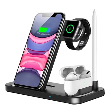 QI 4 in 1 Wireless Charger 10W Fast Charging Dock Stand For iPhone 11 Pro 8 XR XS For Apple Watch 5 4 Airpods Pro Pencil Charge
QI 4 in 1 Wireless Charger 10W Fast Charging Dock Stand For iPhone 11 Pro 8 XR XS For Apple Watch 5 4 Airpods Pro Pencil Charge