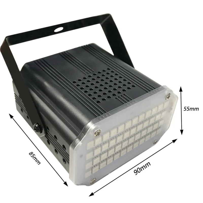Sound aktiviert Party Lichter Bühnenbeleuchtung Mini Stroboskop Disco Licht 