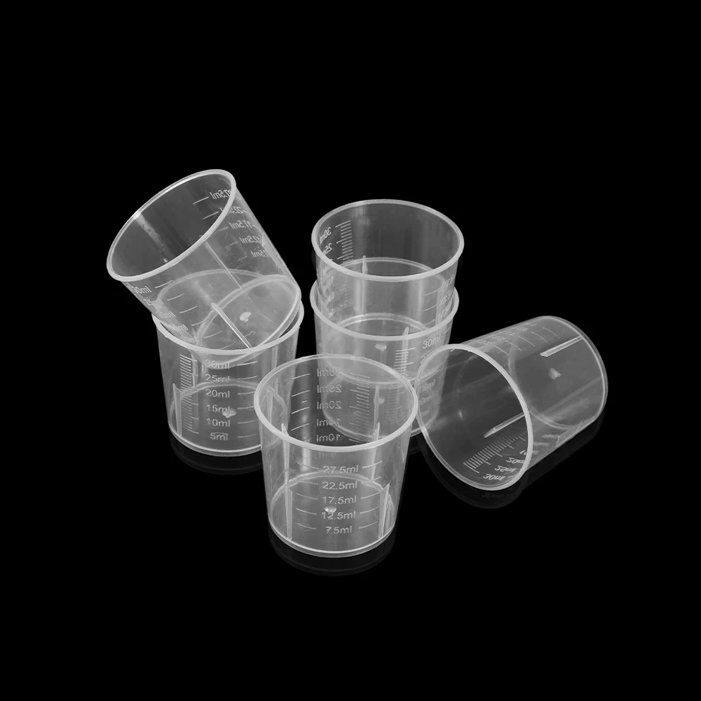 30ML 20 Pcs Disposable Clear Plastic Measuting Cup Kit UV Resin Epoxy Silicone Mold Measure Tools For DIY Jewelry Making Supplie
30ML 20 Pcs Disposable Clear Plastic Measuting Cup Kit UV Resin Epoxy Silicone Mold Measure Tools For DIY Jewelry Making Supplie