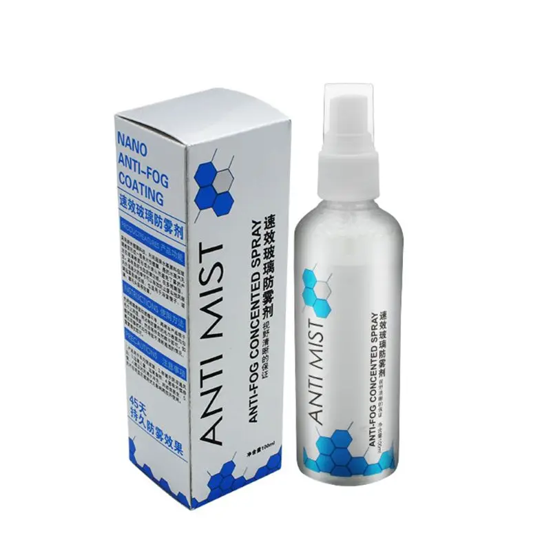 New 100ml Anti Fog Spray Glass Agent Long Lasting Window Liquid Anti-fog For Windshield Bathroom LCD Mobile Phone Screen Glasses
New 100ml Anti Fog Spray Glass Agent Long Lasting Window Liquid Anti-fog For Windshield Bathroom LCD Mobile Phone Screen Glasses