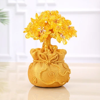 Lucky Money Tree Ornament Fortune Tree Ornament Golden Purse Tree Ramadan Decoration Desktop Delicate Crystal Beautiful Crafts 
Lucky Money Tree Ornament Fortune Tree Ornament Golden Purse Tree Ramadan Decoration Desktop Delicate Crystal Beautiful Crafts
