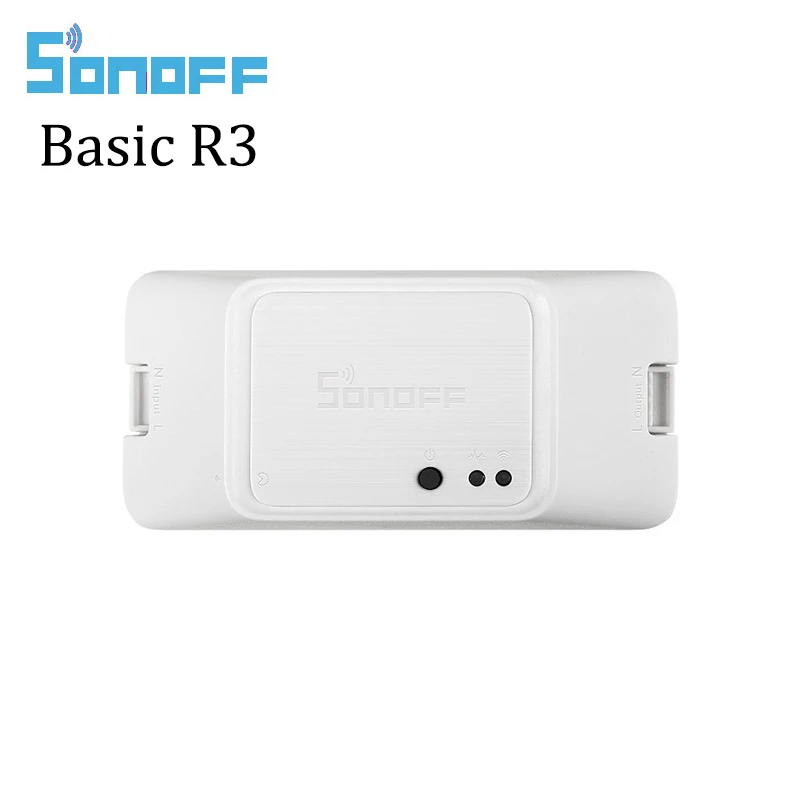 SONOFF Basic R3 DIY WIFI Wireless Switch Light Timer Smart Home Google Alexa Compatible LAN eWelink APP/Voice/Remote Control
SONOFF Basic R3 DIY WIFI Wireless Switch Light Timer Smart Home Google Alexa Compatible LAN eWelink APP/Voice/Remote Control