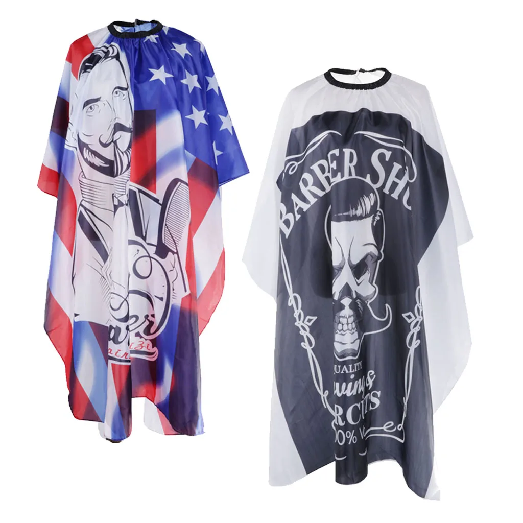 2x Stylist Cuttings Cape Coloring Perming Gown Wrap Cloth with Snap Buckle 2x Stylist Cuttings Cape Coloring Perming Gown Wrap Cloth with Snap Buckle