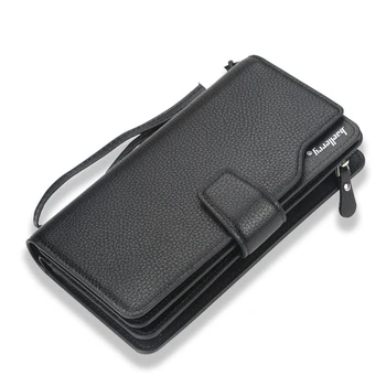 Men's wallet Korean version multi-function long mobile phone bag multi-card slot tri-fold zipper clutch male
Men's wallet Korean version multi-function long mobile phone bag multi-card slot tri-fold zipper clutch male