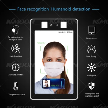 Temperature Sensor Face Recognition Temperature Measurement System Non-Contact Infrared Thermometer Fit For Office Entrance Exit
Temperature Sensor Face Recognition Temperature Measurement System Non-Contact Infrared Thermometer Fit For Office Entrance Exit