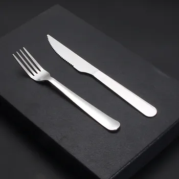 2PCS Stainless Steel Steak knife and fork Set Western Tableware Creative Long Handle Fruit Pasta Salad Fork Kitchen Tools
2PCS Stainless Steel Steak knife and fork Set Western Tableware Creative Long Handle Fruit Pasta Salad Fork Kitchen Tools