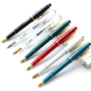Gold Clip Transparent Fountain Pen Wingsung Nice Quality Color Ink Pens for Drawing Writing School Office Supplies stationery 
Gold Clip Transparent Fountain Pen Wingsung Nice Quality Color Ink Pens for Drawing Writing School Office Supplies stationery