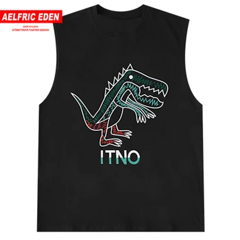 Aelfric Eden 2020 Summer Vests Men Streetwear Dinosaur Print Tops Harajuku Hip Hop Casual Loose Cotton Sleeveless Tank Tops Men
Aelfric Eden 2020 Summer Vests Men Streetwear Dinosaur Print Tops Harajuku Hip Hop Casual Loose Cotton Sleeveless Tank Tops Men