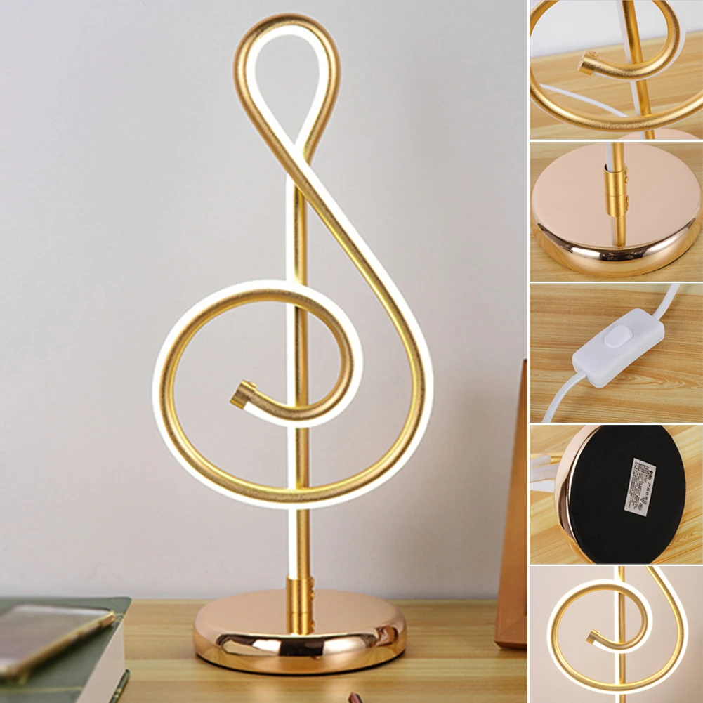 Study Home Aluminum Dimming Led Table Lamp Reading Light Heat Dissipation Button Practical Modern Musical Note Decorative
Study Home Aluminum Dimming Led Table Lamp Reading Light Heat Dissipation Button Practical Modern Musical Note Decorative