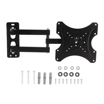 Universal TV Wall Mount Bracket Swivel Tilt Fixed Flat Panel TV Stand Holder Frame for 14-42 Inches Monitor Metal Max 35KG
Universal TV Wall Mount Bracket Swivel Tilt Fixed Flat Panel TV Stand Holder Frame for 14-42 Inches Monitor Metal Max 35KG