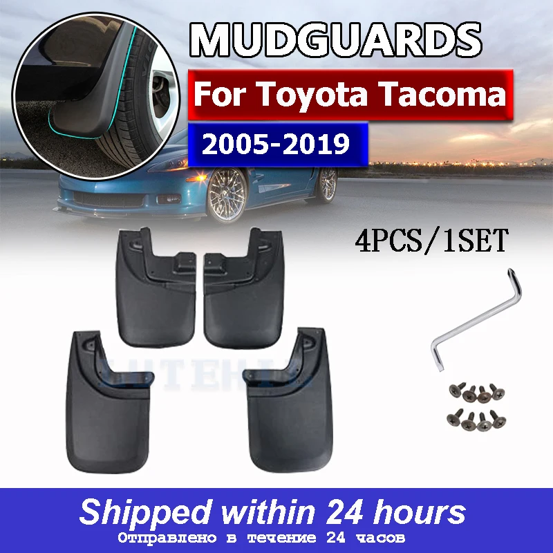 4Pcs Mud Flaps Splash Guards For Toyota Tacoma 05 06 07 08 09 10 11 12 13 2014 2015 2016 2017 2018 2019 Front and Rear Mudguards
4Pcs Mud Flaps Splash Guards For Toyota Tacoma 05 06 07 08 09 10 11 12 13 2014 2015 2016 2017 2018 2019 Front and Rear Mudguards