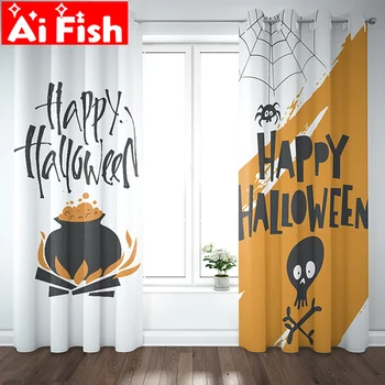 Nordic Halloween Graffiti Classic Skull Pattern Cartoon Text Partition Bedroom home window Curtain Party Decoration MY426#40
Nordic Halloween Graffiti Classic Skull Pattern Cartoon Text Partition Bedroom home window Curtain Party Decoration MY426#40