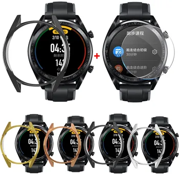 New Screen Protector Electroplate Soft TPU Case Cover for Huawei Watch GT 46mm with Screen Protector smart wristband Accessories
New Screen Protector Electroplate Soft TPU Case Cover for Huawei Watch GT 46mm with Screen Protector smart wristband Accessories