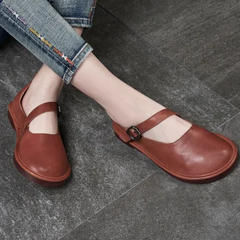 VALLU2020 spring and summer shallow literary retro leather Velcro soft bottom comfortable leather lazy shoes
VALLU2020 spring and summer shallow literary retro leather Velcro soft bottom comfortable leather lazy shoes