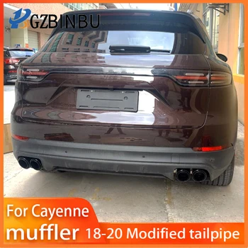 For Porsche Cayenne throat Cayenne muffler 18 -20 Cayenne Three layers of plating E3 Sport four-outlet exhaust CAUDAL larynx
For Porsche Cayenne throat Cayenne muffler 18 -20 Cayenne Three layers of plating E3 Sport four-outlet exhaust CAUDAL larynx