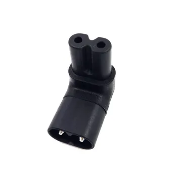 1pcs IEC320 C7 to C8 90 Degree UP and Down Angled,IEC C8 to C7 Figure 8 AC Power Adapter Male Female Extension connector
1pcs IEC320 C7 to C8 90 Degree UP and Down Angled,IEC C8 to C7 Figure 8 AC Power Adapter Male Female Extension connector
