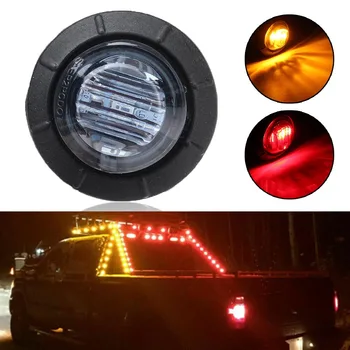 12V Amber Red 3/4"LED Bullet Light Smoked Round Side Marker Lights For Truck Trailer Waterproof Dustproof Car Styling Accessorie
12V Amber Red 3/4"LED Bullet Light Smoked Round Side Marker Lights For Truck Trailer Waterproof Dustproof Car Styling Accessorie
