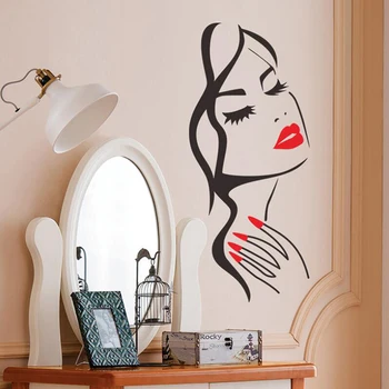 Red lips Beauty avatar Carved Living Room Bedroom Background Wall Sticker Painting Cosmetic table Mirror Wall Decor
Red lips Beauty avatar Carved Living Room Bedroom Background Wall Sticker Painting Cosmetic table Mirror Wall Decor