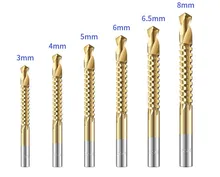 6Pcs Slotting Drill Bits Set Spiral Screw Metric Composite Tap Drill Bit For Wood Metal Aluminum Alloy Plastic Cutting Drilling
6Pcs Slotting Drill Bits Set Spiral Screw Metric Composite Tap Drill Bit For Wood Metal Aluminum Alloy Plastic Cutting Drilling