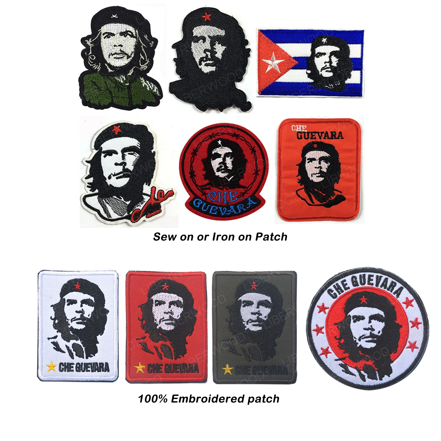 Винтажная армейская нашивка Che Guevara с эмблемой тактические вышитые нашивки