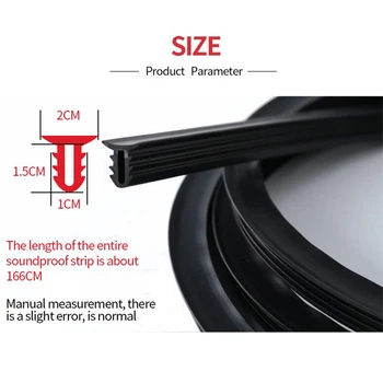 Car Dashboard Sealing Strips for Renault Koleos QM5 QM6 Scenic Megane Fluenec Latitude Clio Rubbe