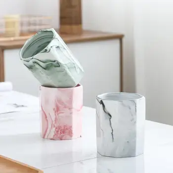 New Marble Pattern Cosmetic Make-up Brush Storage Box Jar Pen Holder Home Desktop Organizer Decoration Accessories Ornament Gift
New Marble Pattern Cosmetic Make-up Brush Storage Box Jar Pen Holder Home Desktop Organizer Decoration Accessories Ornament Gift