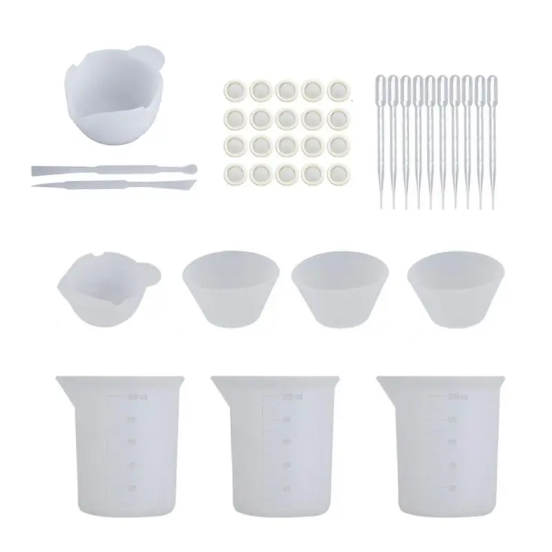 DIY Handmade Epoxy Jewelry Pendant Making Tool Material Measuring Cup Dropper Stirrer Set Craftsman Gifts
DIY Handmade Epoxy Jewelry Pendant Making Tool Material Measuring Cup Dropper Stirrer Set Craftsman Gifts