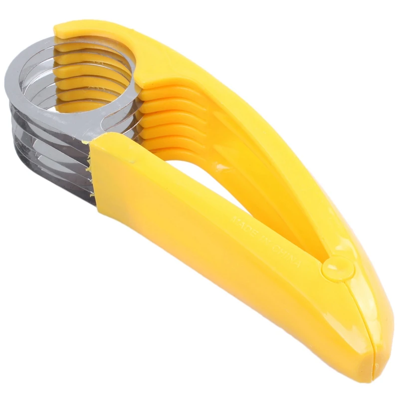 ABRA-Home Kitchen Tools Ham Salad Pressed Sliced Banana Slicer Fruit Cucumber Cutter Yellow Plastic + Stainless Steel
ABRA-Home Kitchen Tools Ham Salad Pressed Sliced Banana Slicer Fruit Cucumber Cutter Yellow Plastic + Stainless Steel