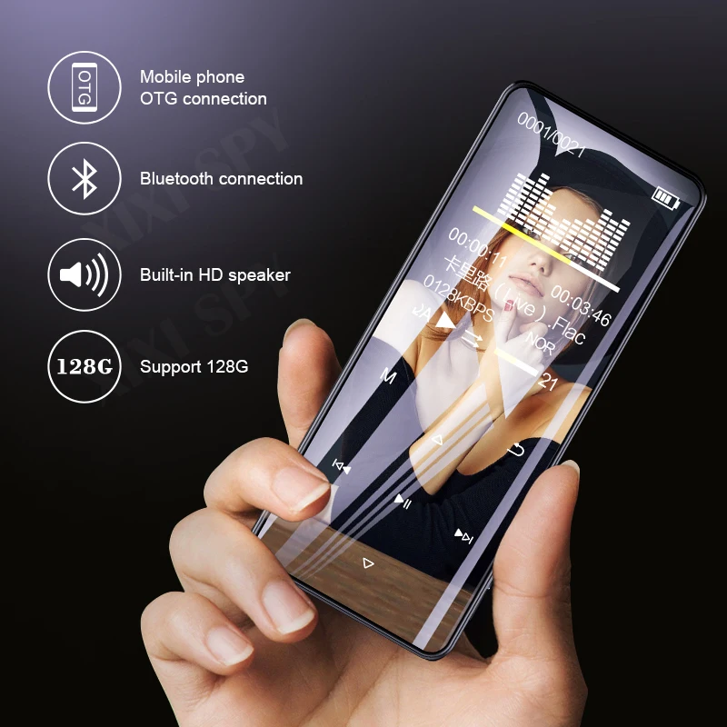 Bluetooth 5.0 mp3 player music hifi media flac voice audio player Built-in recorder speaker with
Bluetooth 5.0 mp3 player music hifi media flac voice audio player Built-in recorder speaker with