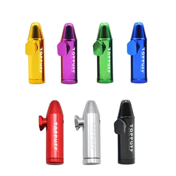 TOPPUFF 4pcs Metal Sharp Bullet Rocket Snuff Snorter Sniffer Metal Smoking Pipe Tobacco Cigarette Pipe
TOPPUFF 4pcs Metal Sharp Bullet Rocket Snuff Snorter Sniffer Metal Smoking Pipe Tobacco Cigarette Pipe