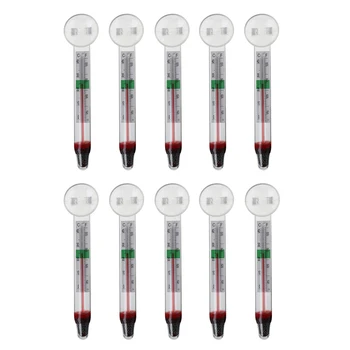 10 Pcs Aquarium Floating Double Scale Thermometer Digital Fish Tank Water Temperature Measurer
10 Pcs Aquarium Floating Double Scale Thermometer Digital Fish Tank Water Temperature Measurer