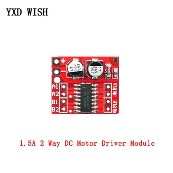 5PCS 1.5A 2 Way DC Motor Driver Module PWM Speed Dual H-Bridge Stepper Motor Mini L298N PWM Motor Speed Control Board
5PCS 1.5A 2 Way DC Motor Driver Module PWM Speed Dual H-Bridge Stepper Motor Mini L298N PWM Motor Speed Control Board