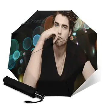 Robert Pattinson creative men's and women's automatic three fold umbrella rainy day colorful fashion umbrella
Robert Pattinson creative men's and women's automatic three fold umbrella rainy day colorful fashion umbrella